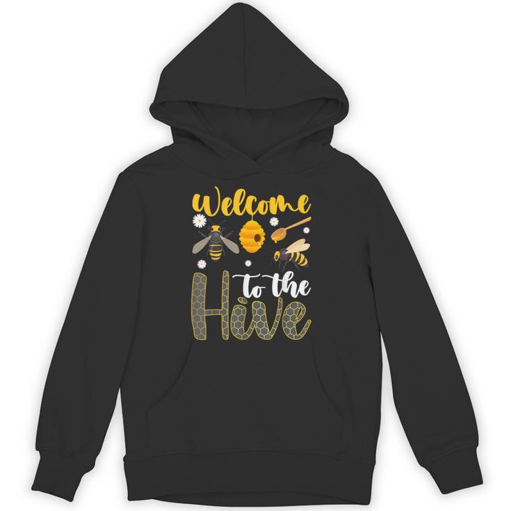 Welcome To The Hive Bee Teacher Back To School Unisex Hoodie
