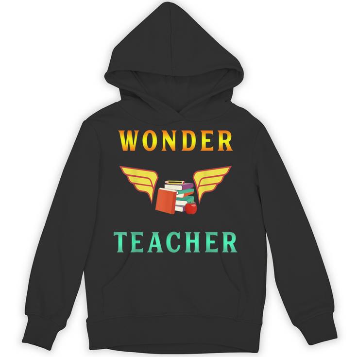 Wonder Teacher Instructor Professor Proud Literature Men Women Girls Kids T-Shirt Unisex Hoodie