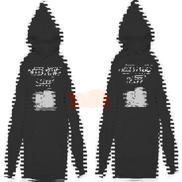 おやすみになる豚のパジャマデザイン パーカー