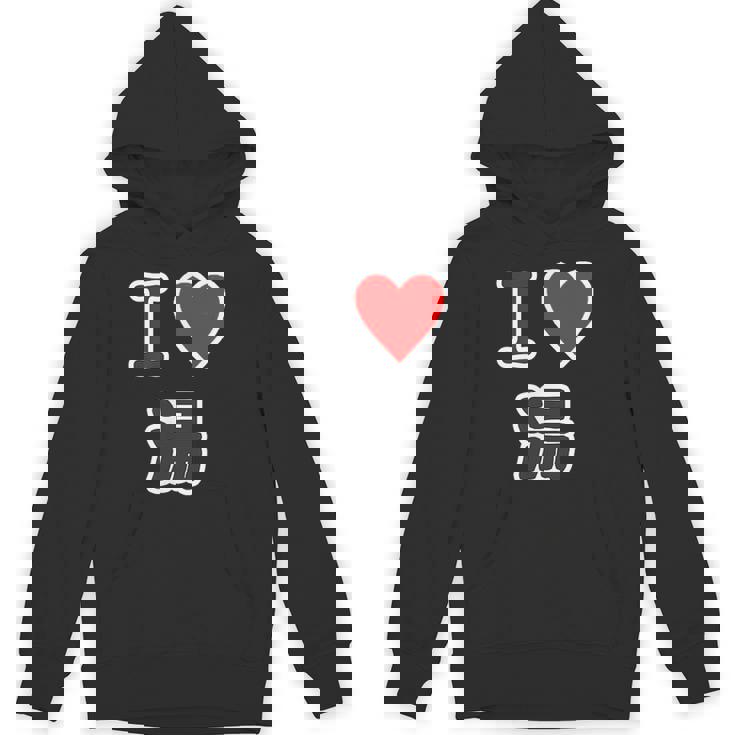 アイラブ・湯【変なデザイン屋さん】温泉 お風呂 銭湯 お土産 旅行 ハート スタッフ メッセージ・面白い デザイン パーカー