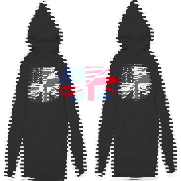 アメリカの国旗-ユニオンジャック-イギリスの国旗 Usa Flag Union Jack Uk Flag パーカー