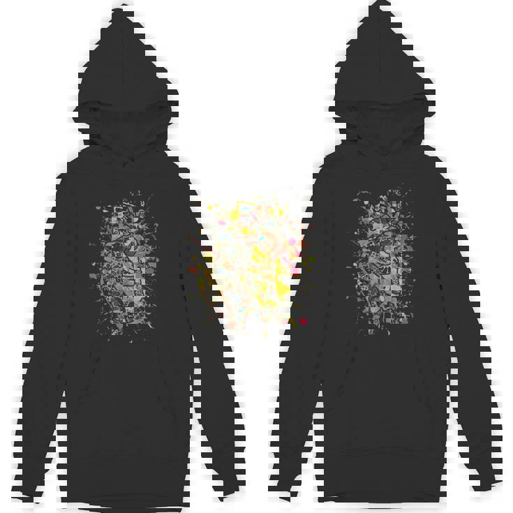 アメリカ先住民のココペリ カラフルスプラッシュ4 ファンの楽しみ パーカー