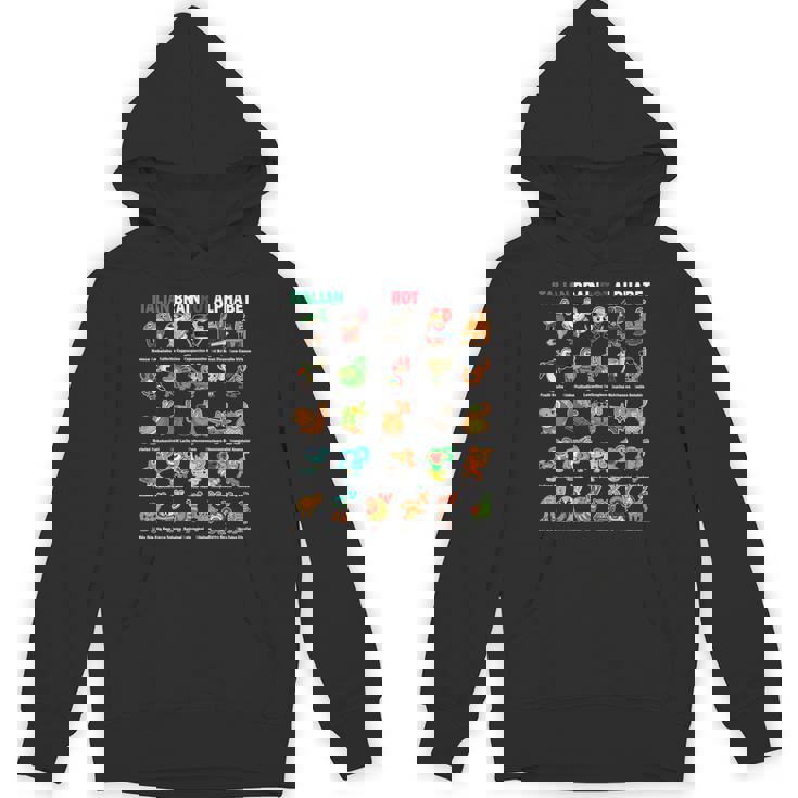 イタリアンブレインロットアルファベットキャラクター おもしろミーム パーカー