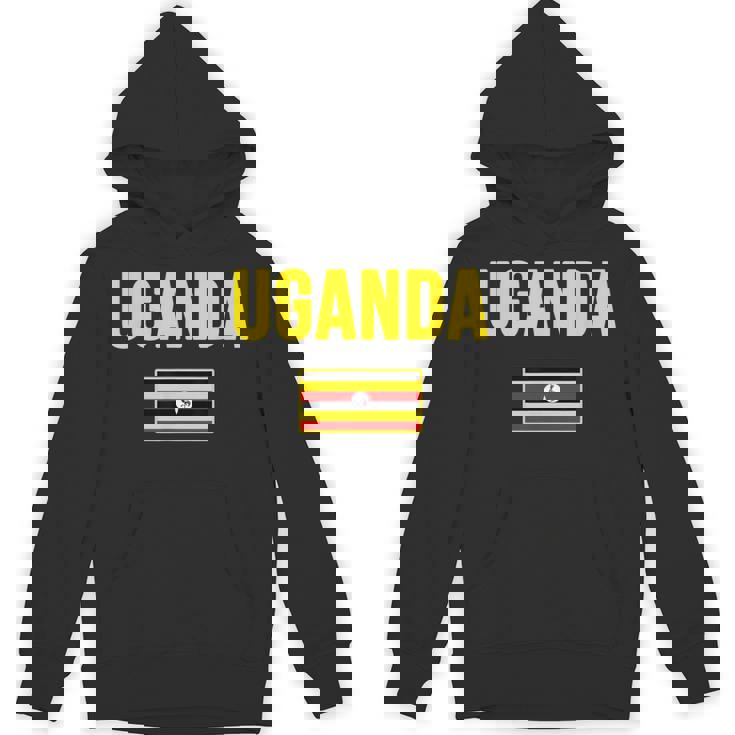 ウガンダ ウガンダの国旗 パーカー