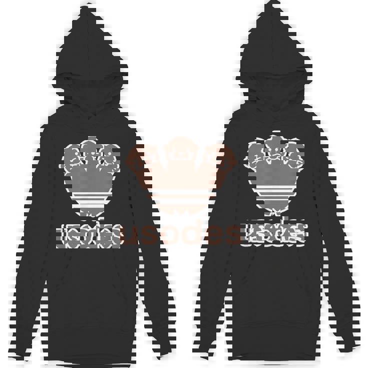 ウソデス Usodes かわうそです。《ブラウン 茶》コツメカワウソ かわいい ブランド パロディ 面白い パーカー