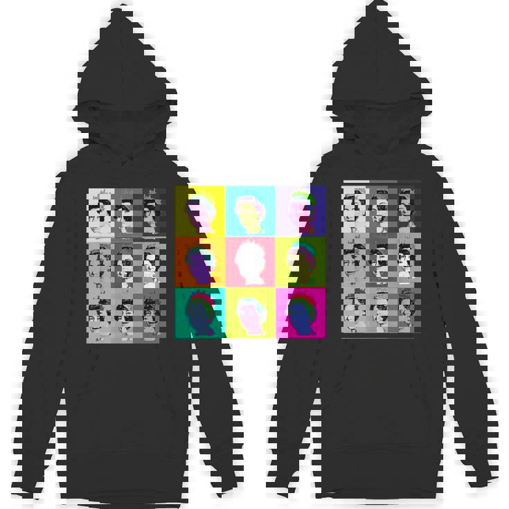 エリザベス 9 正方形タイル ポップアート イギリスの女王 パーカー