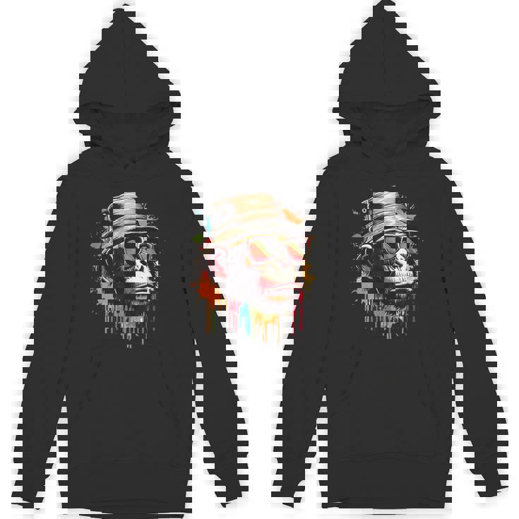 カラフル エイプ クール ヴィンテージ グラフィティ グラフィックアート パーカー