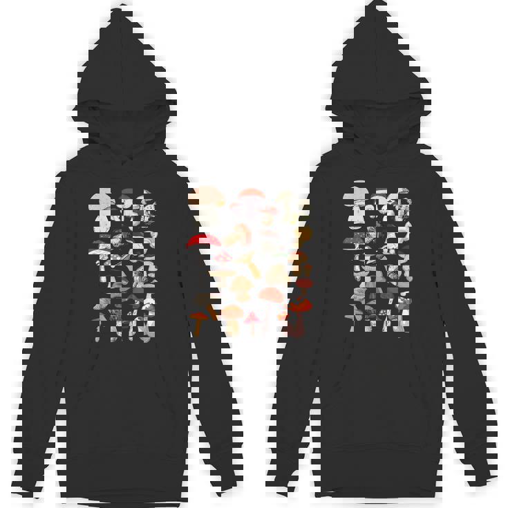 キッズ キノコ コラージュ 菌類 パーカー