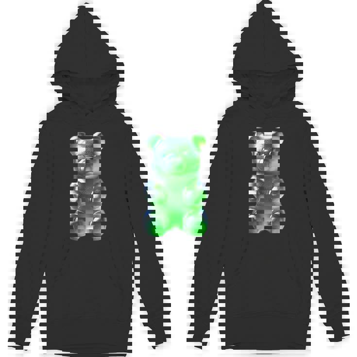 グリーン グミベア パーカー