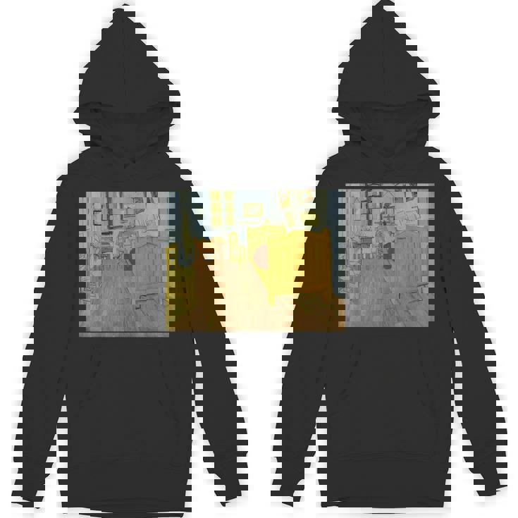 ゴッホ-アルルのベッドルーム パーカー