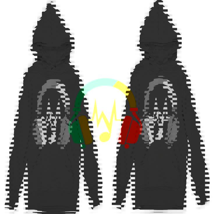 ジャマイカの国旗の色のデザインでレゲエの雰囲気を表現 パーカー