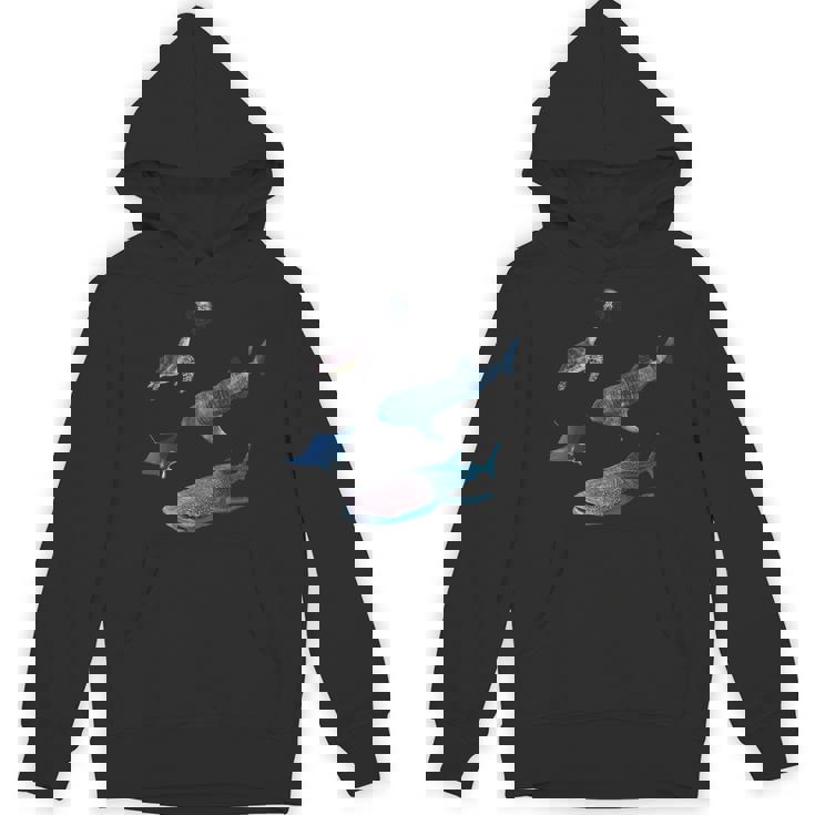 ジンベエザメ マンタ カメ クラゲ パーカー