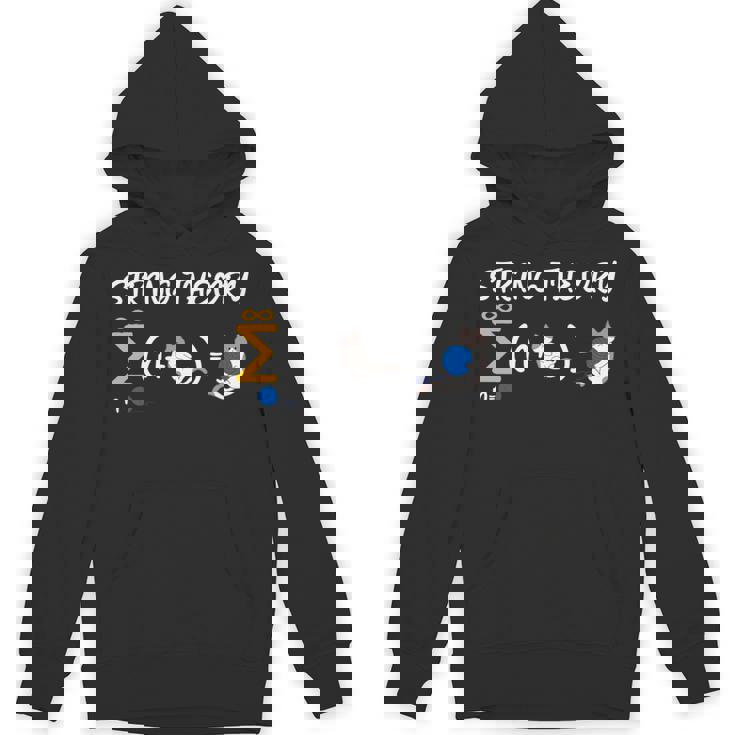 ストリング理論科学オタク物理学シュレディンガー猫 長袖tシャツ パーカー