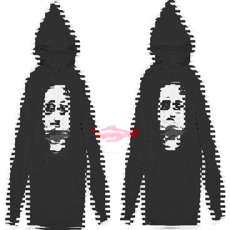 ダークナイトジョーカーの顔 ミニマリスト 象徴的なイメージ パーカー