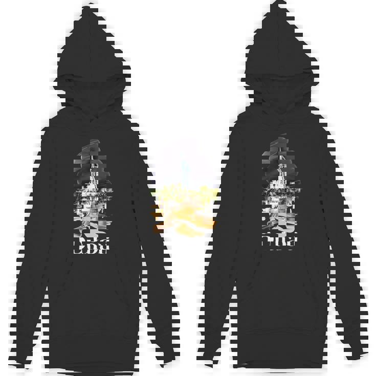 ドバイ Uae お土産絵画 ドバイの街 シャツ 長袖tシャツ パーカー