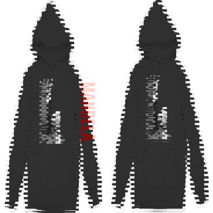 ネルソン・マンデラ 上げた 右手拳 食いしばり マンデラの日 パーカー