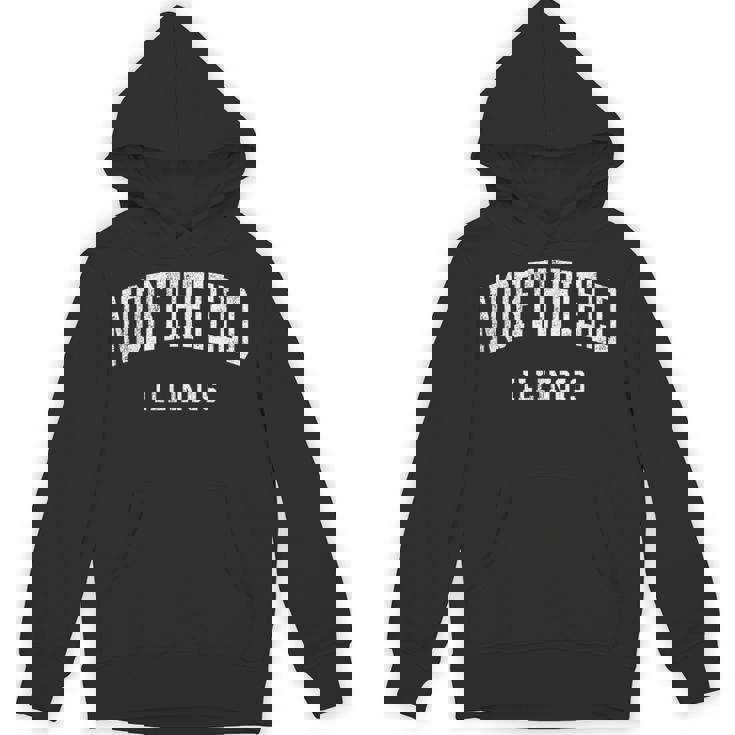 ノースフィールド イリノイ Il ビンテージ アスレチック スポーツデザイン パーカー