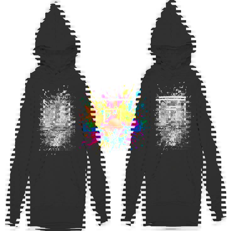 バスケットボール バスケ 面白tシャツ カラフル ゴール おもしろ 服 バスケ部 グッズ ネタ メンズ パーカー