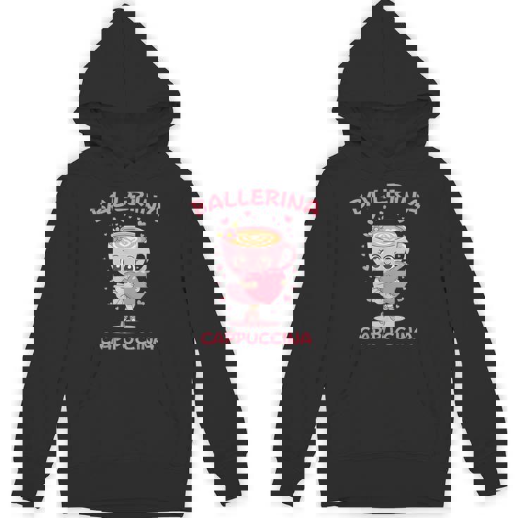 バレリーナ カプチーノ かわいい イタリアン ブレイン ミーム キッズ ガールズ パーカー