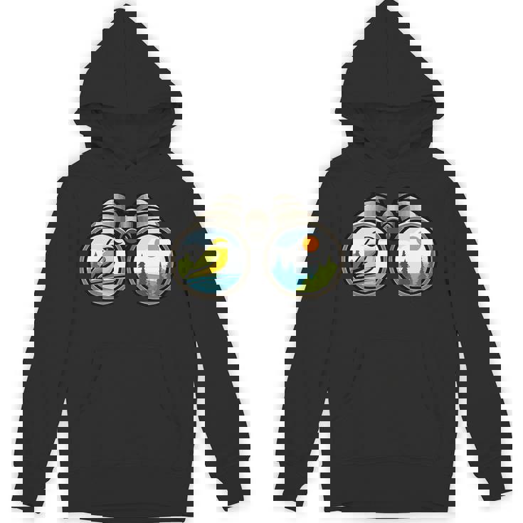 バードウォッチング双眼鏡デザイン パーカー