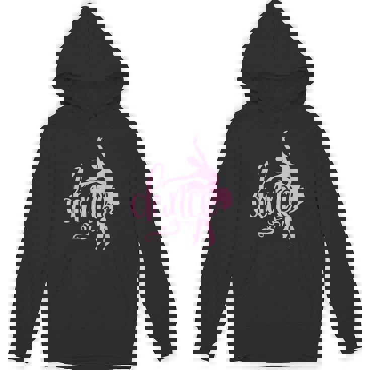 ピンクのバレエダンサー、スクリプトダンスレタリングデザイン。 パーカー