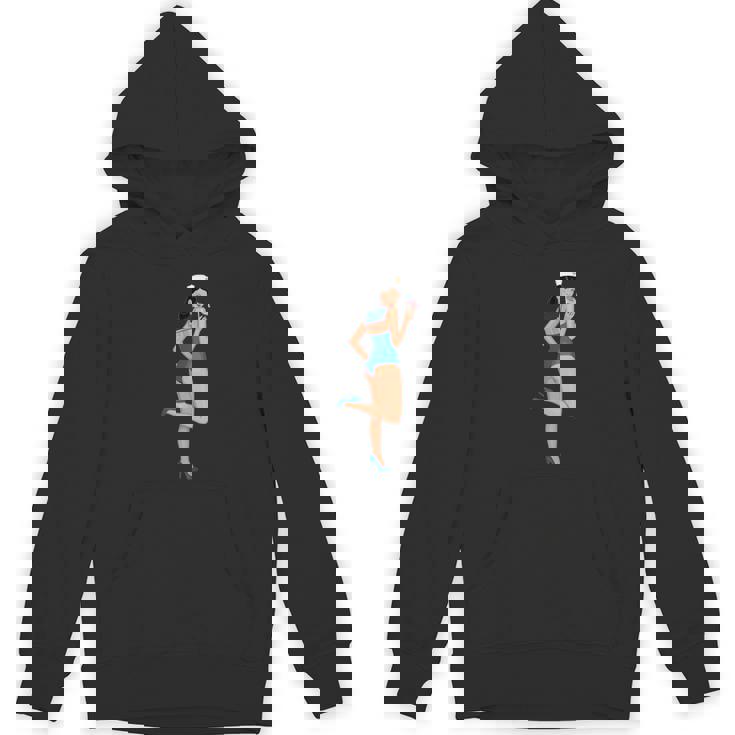 ピンナップガール セーラー アメリカ国旗 パーカー