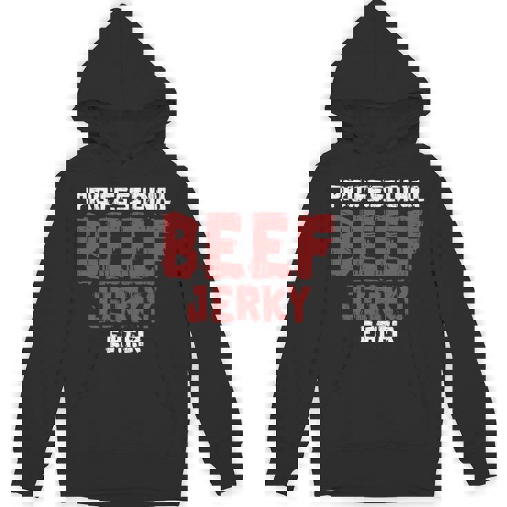 プロフェッショナル・ビーフ・ジャーキー・イーター 肉好き 長袖tシャツ パーカー