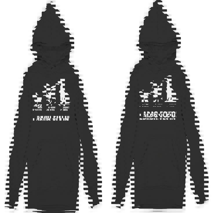 ラブラドールレトリバー エボリューションデザイン ラブラドールオーナー向け 長袖tシャツ パーカー