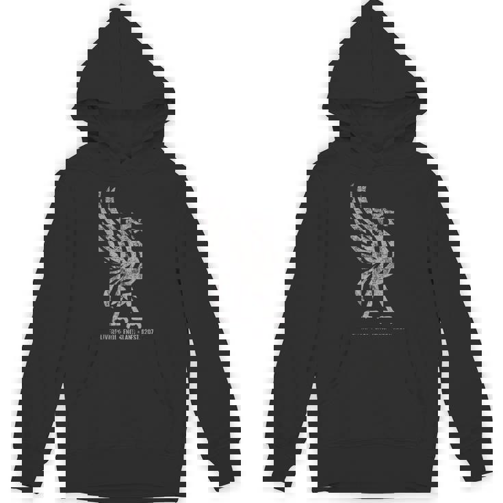 リバプール イングランド Est1207 Colossal Liverbird Grey Age パーカー