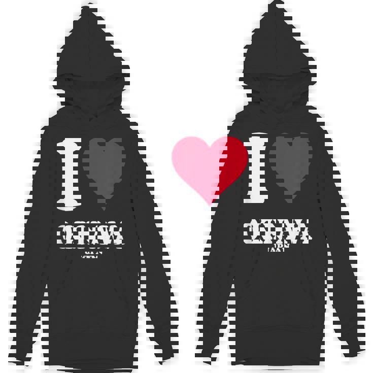 レッドハート I Love 沖縄 パーカー