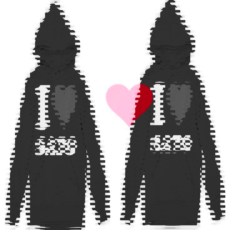 レッドハート I Loveato パーカー