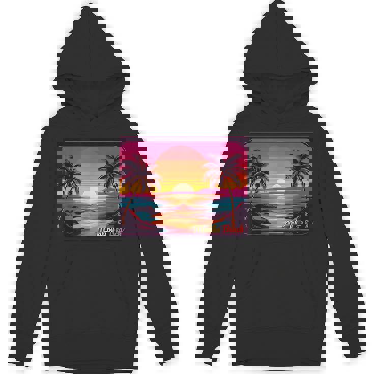 レトロ サンセット マリブビーチ パーカー