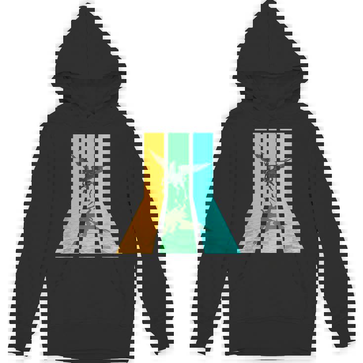 レトロ80年代ヴィンテージスタイルペガサス パーカー