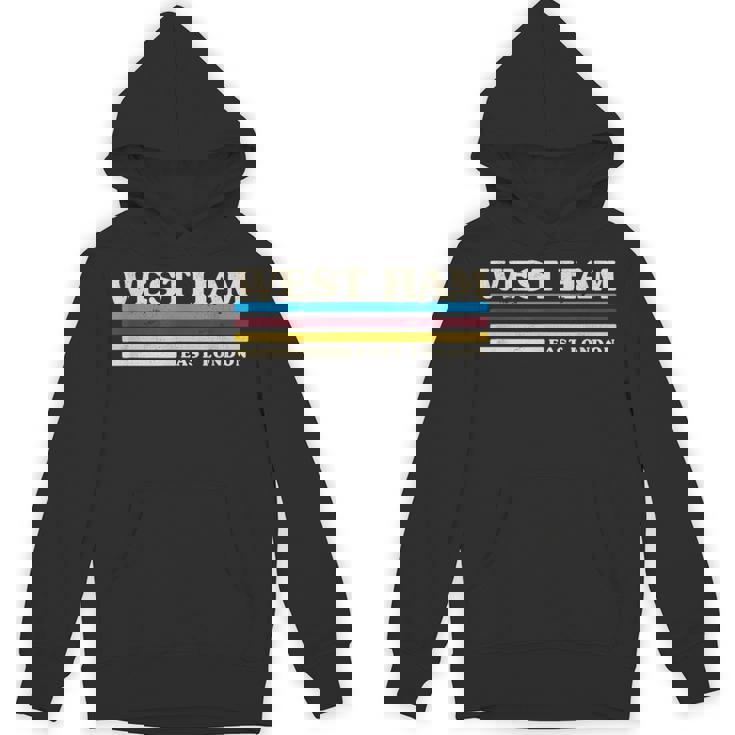 レトロストライプ ウエストハム パーカー