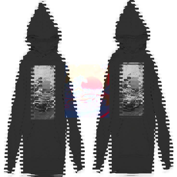 ヴィンテージ Jdm ドリフト レースカー 和波沖 神奈川 アート パーカー