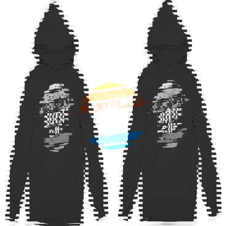 ヴィンテージ バートン オハイオ州サンセットお土産プリント パーカー