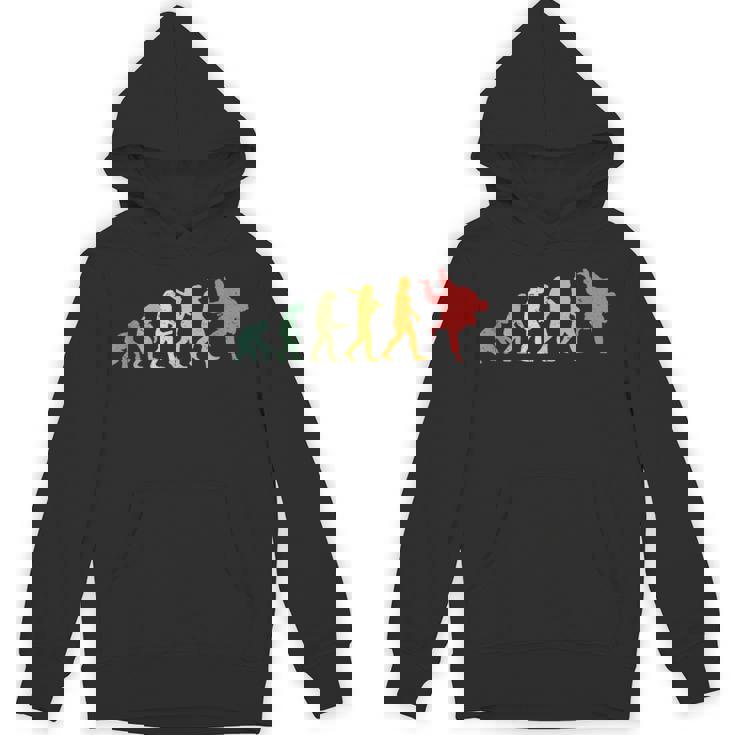 人類の進化 エボリューション 道場 柔道好き 趣味 古武道 柔道家 柔道部 レトロ おもしろ 柔道 パーカー