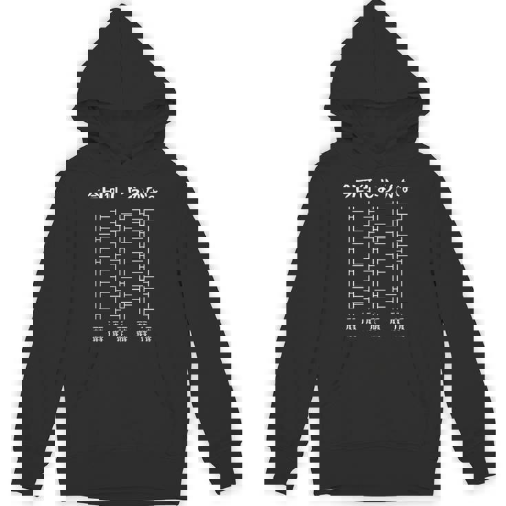 今日何しようかなー あみだくじの面白ネタ 二度寝 あみだくじ ギャグ ジョーク お布団好き おもしろ 長袖tシャツ パーカー