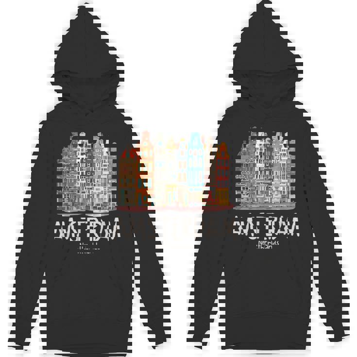 夜のアムステルダム-オランダオランダ-アムステルダム パーカー