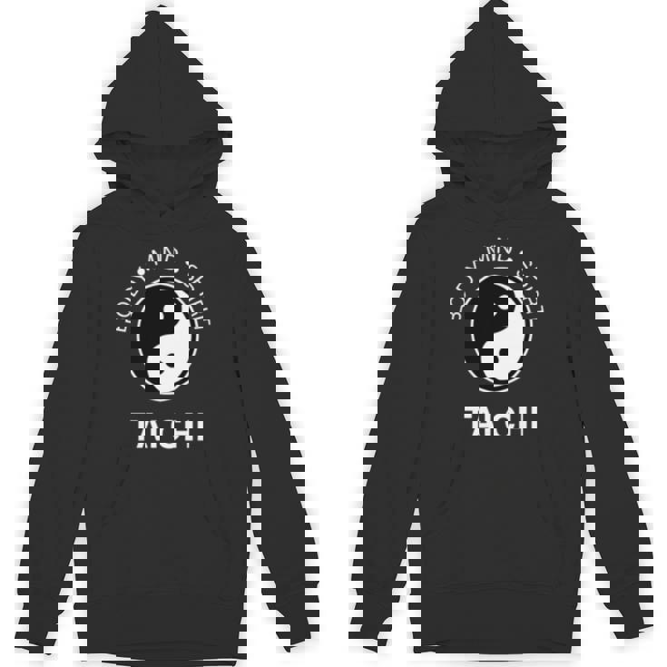 太極拳の心と体の健康のための陰陽師 長袖tシャツ パーカー