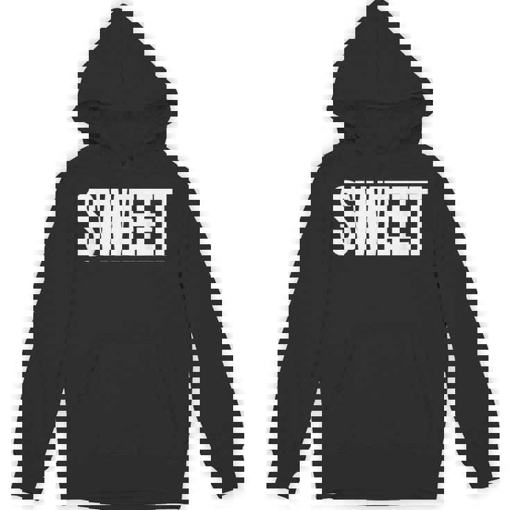 巨大な文字に甘いという言葉を込めて パーカー