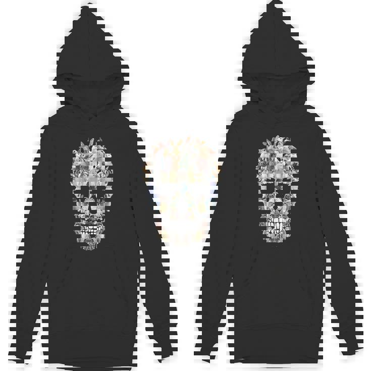 怖い スカル バニー ウサギ ホラー ハロウィン パーカー