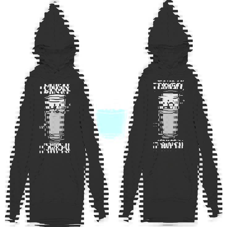 技術的には常に完全な物理科学ユーモア パーカー