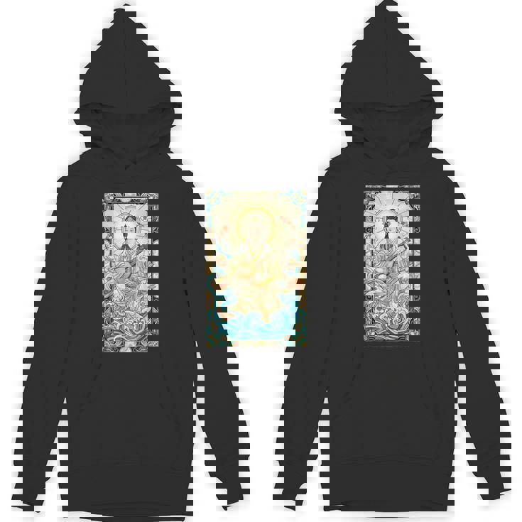 日本神話 音楽 女神弁財天 ステンドグラス パーカー