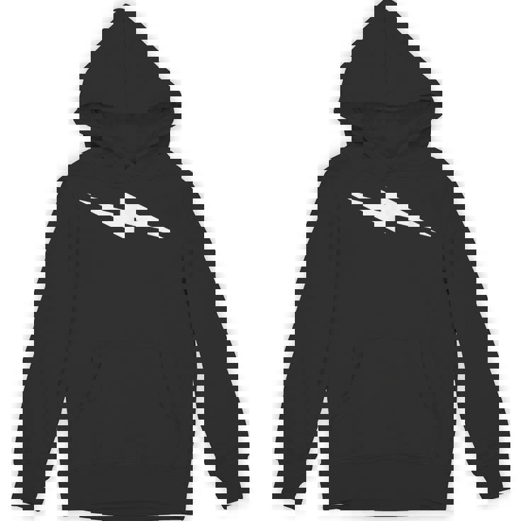 横向きライトニングボルト パーカー