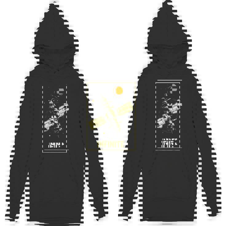 無限宇宙ステーション 衛星 宇宙 ヴィンテージ レトロ コスモス Infinitepacetationtar パーカー