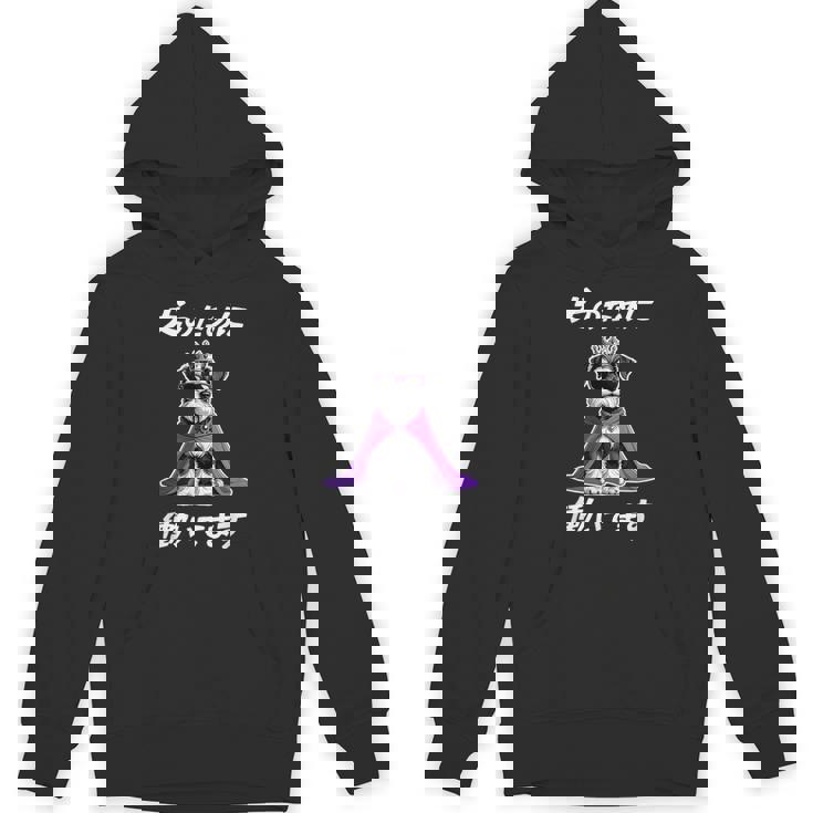 犬のために働いてます シュナウザー グッズ 犬 おもしろ 面白い ネタ 笑える かわいい パーカー