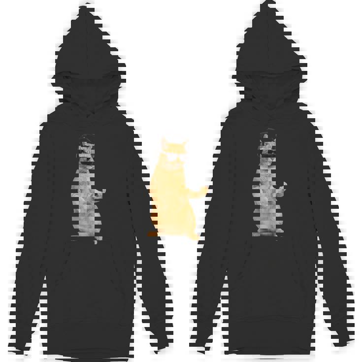 猫エアギター パーカー