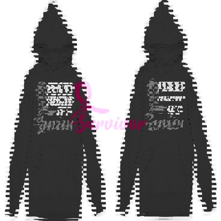 生存者の乳がん啓発の誇り高き夫。 長袖tシャツ パーカー