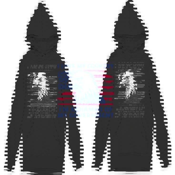 私は自分の国が大好きで、自分の政府が恥ずかしい パーカー